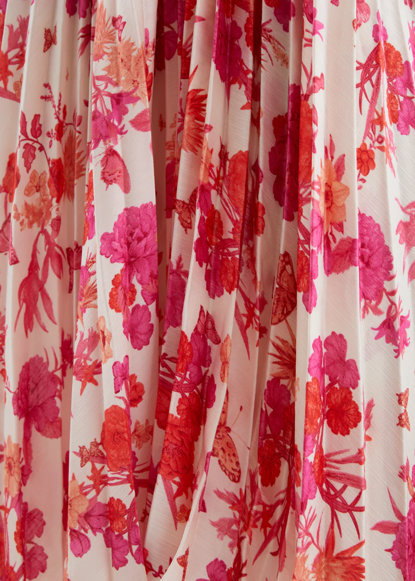 Preta Maxi Dress - Magenta Floral - Image 16