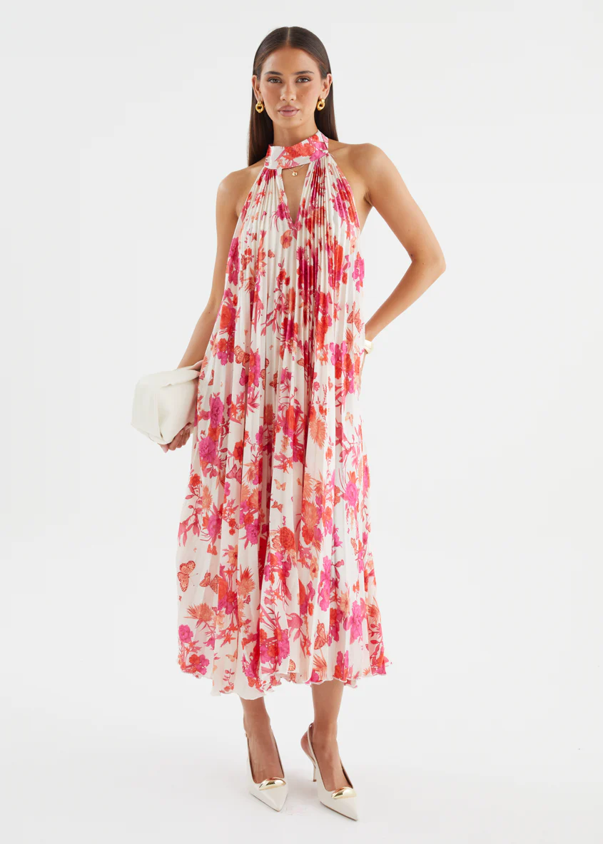 Preta Maxi Dress - Magenta Floral - Image 3