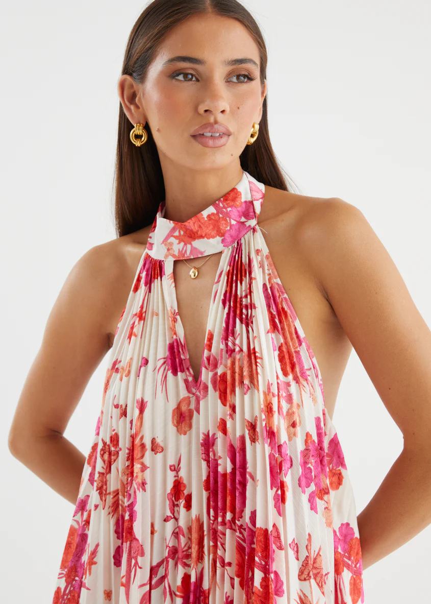 Preta Maxi Dress - Magenta Floral - Image 5