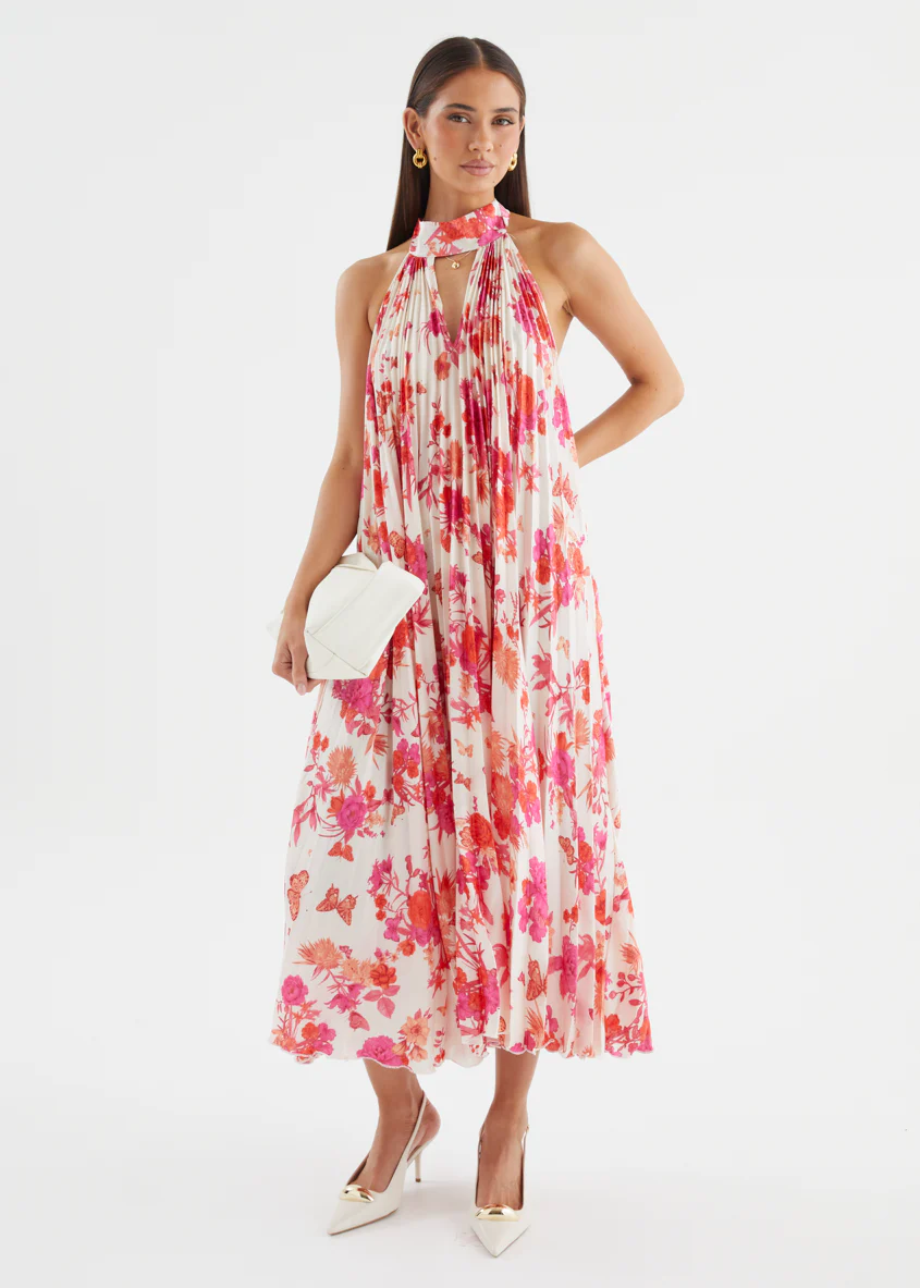 Preta Maxi Dress - Magenta Floral - Image 6