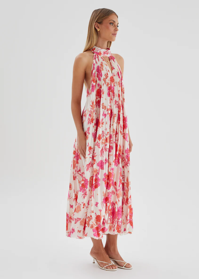 Preta Maxi Dress - Magenta Floral - Image 8