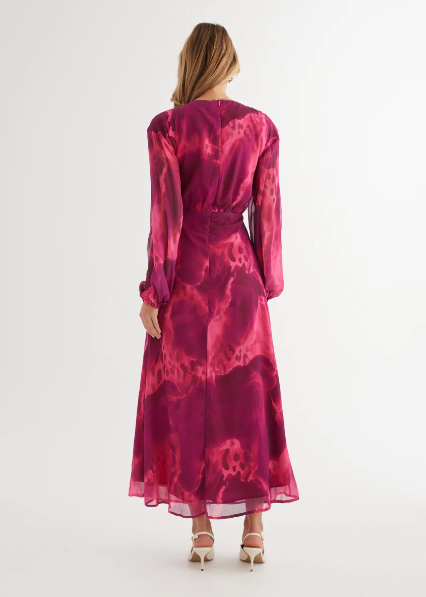 Primavera Maxi Dress - Pink Splash - Image 8