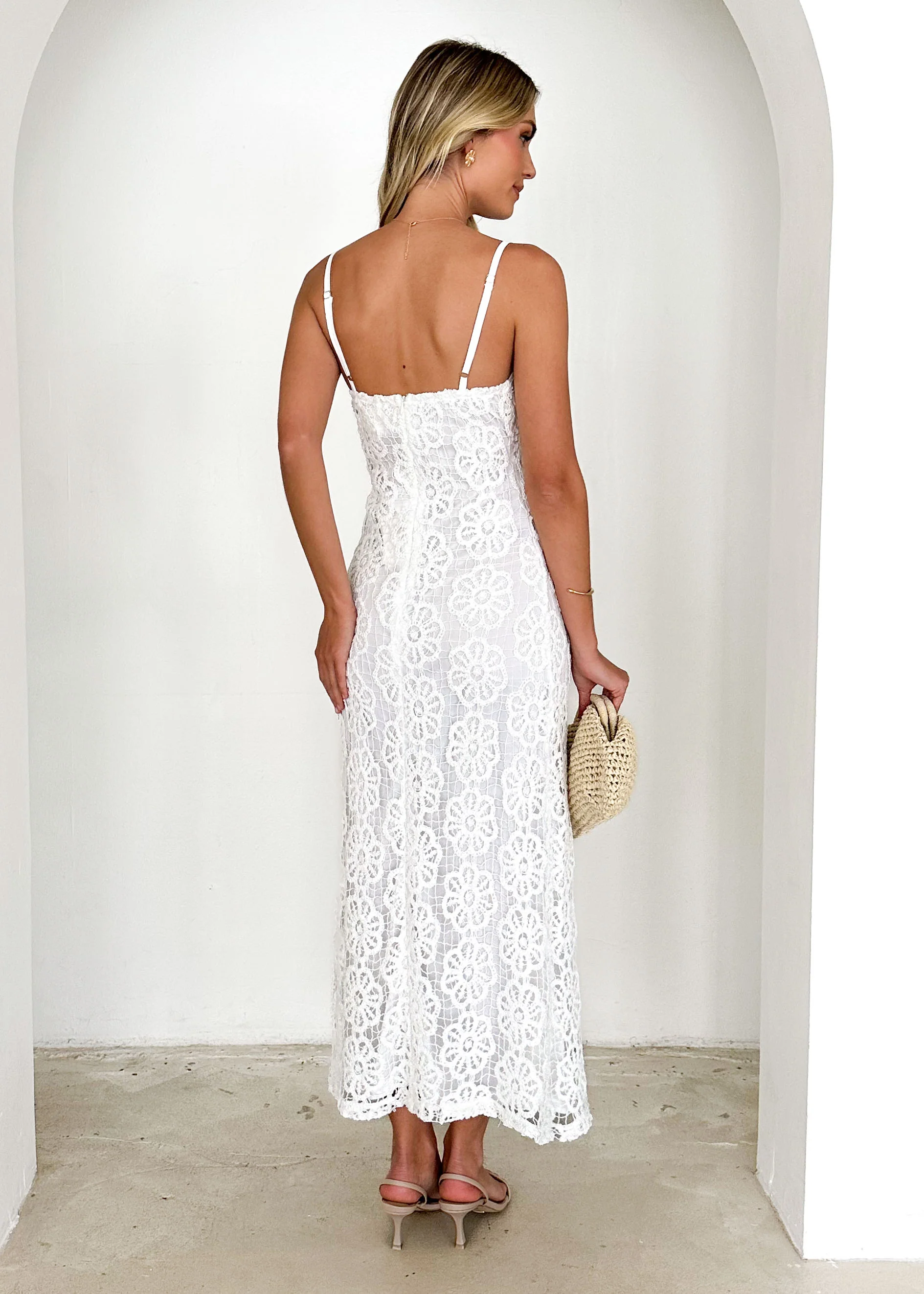 Rani Maxi Dress - Off White - Image 5