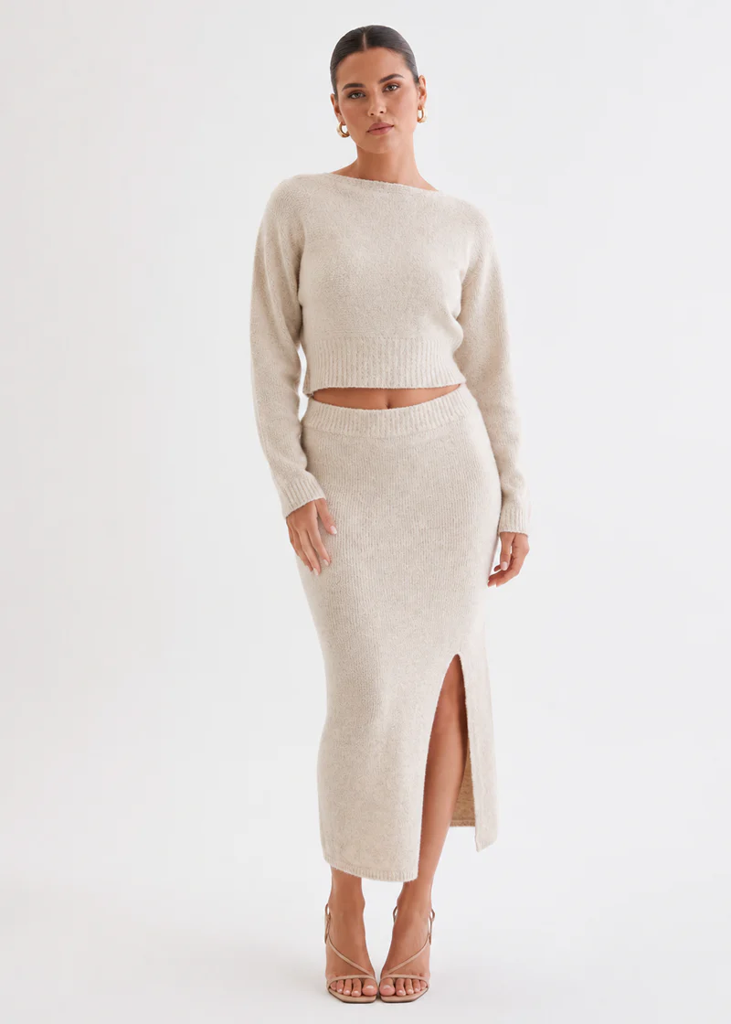 Raylynn Knit Set - Oat Marle - Image 3