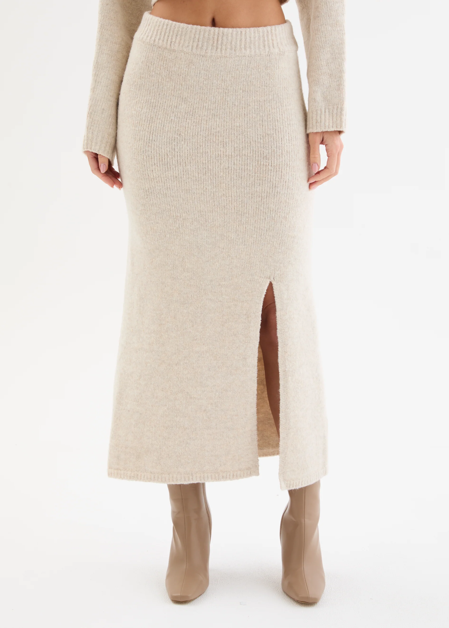 Raylynn Knit Set - Oat Marle - Image 9