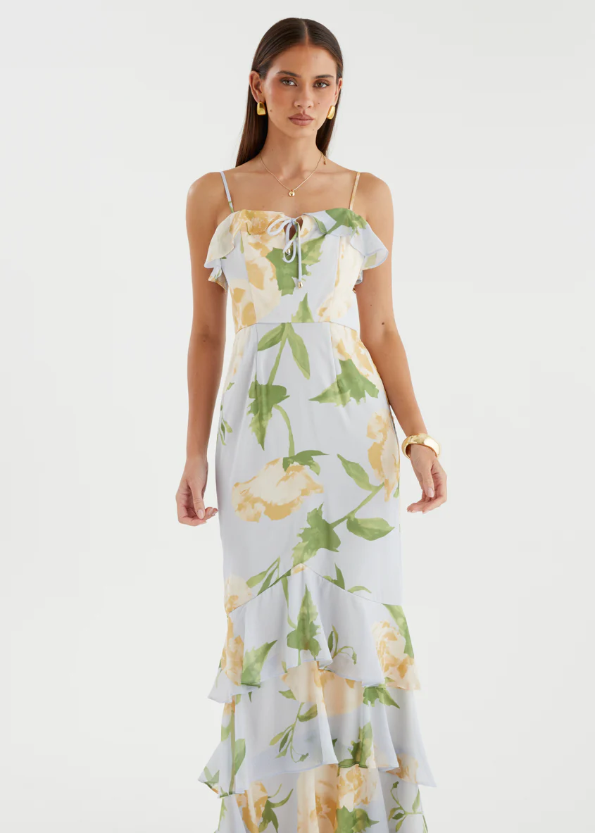 Renn Maxi Dress - Blue Bloom - Image 2