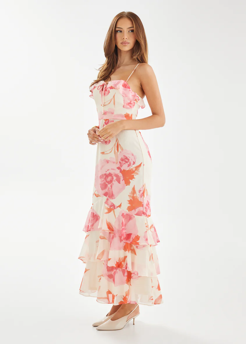 Renn Maxi Dress - Pink Bloom - Image 5