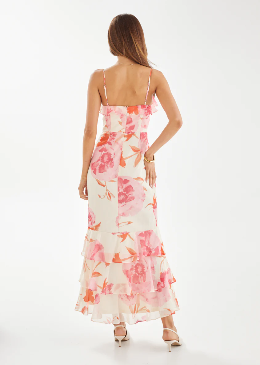Renn Maxi Dress - Pink Bloom - Image 7