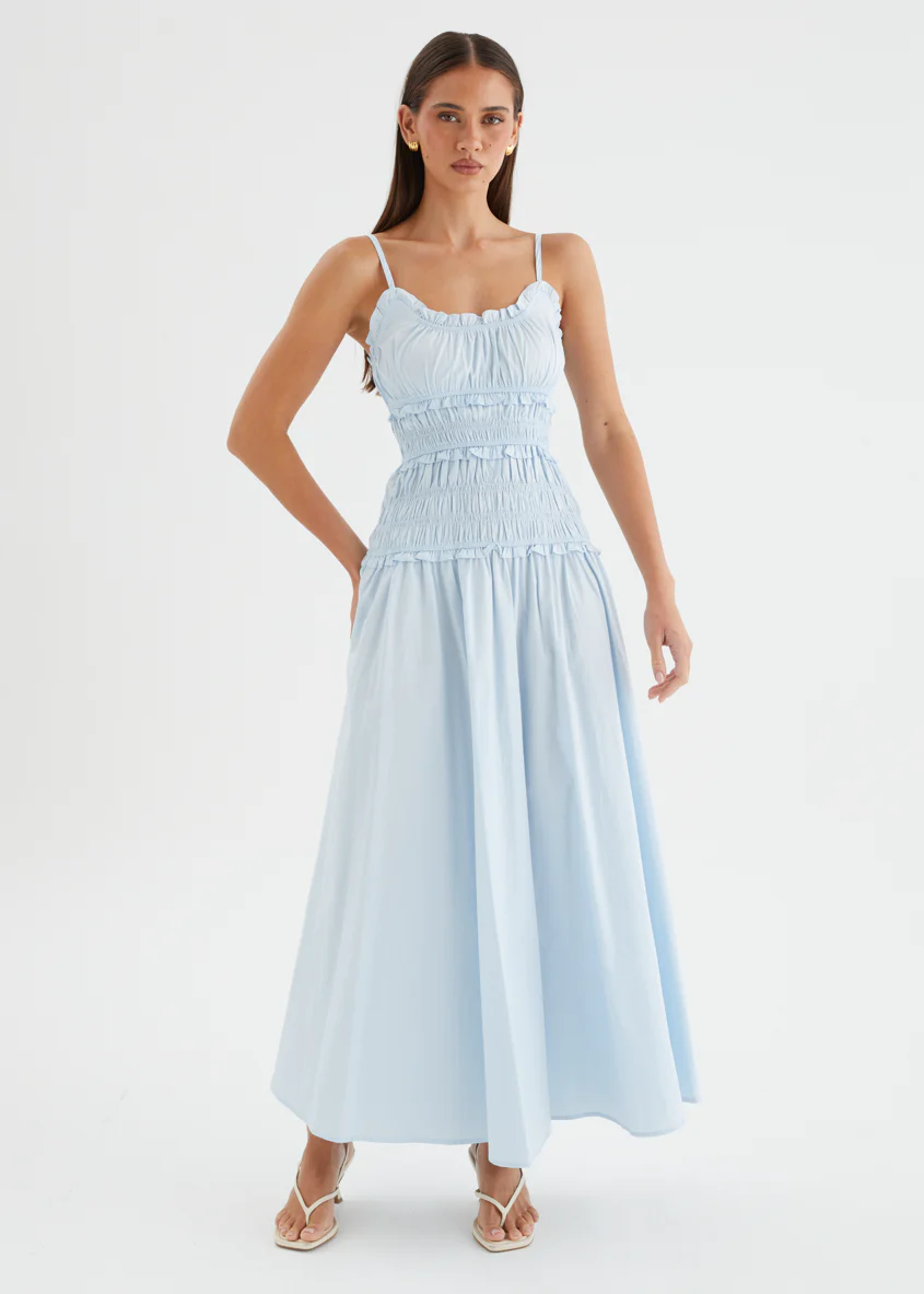 Rihana Maxi Dress - Blue