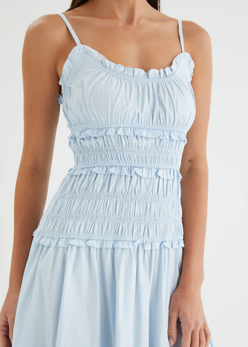 Rihana Maxi Dress - Blue - Image 11