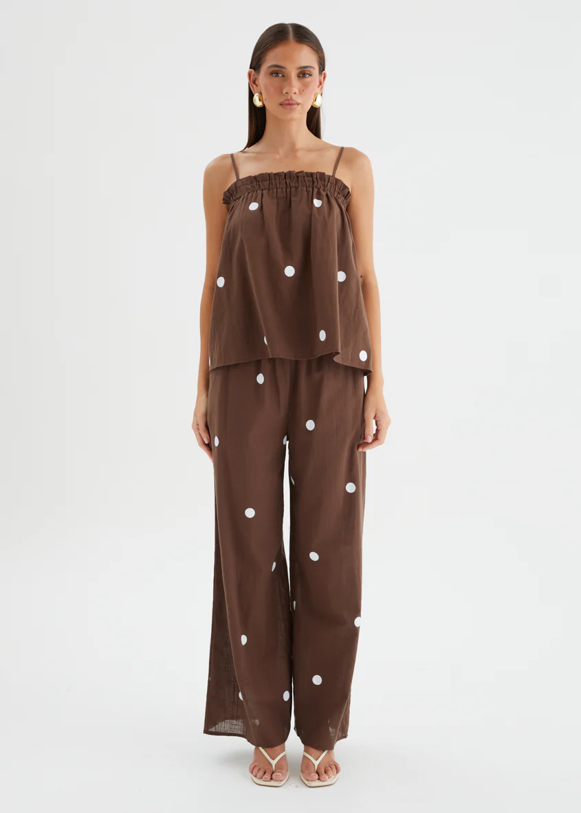 Roberta Set - Chocolate Polka