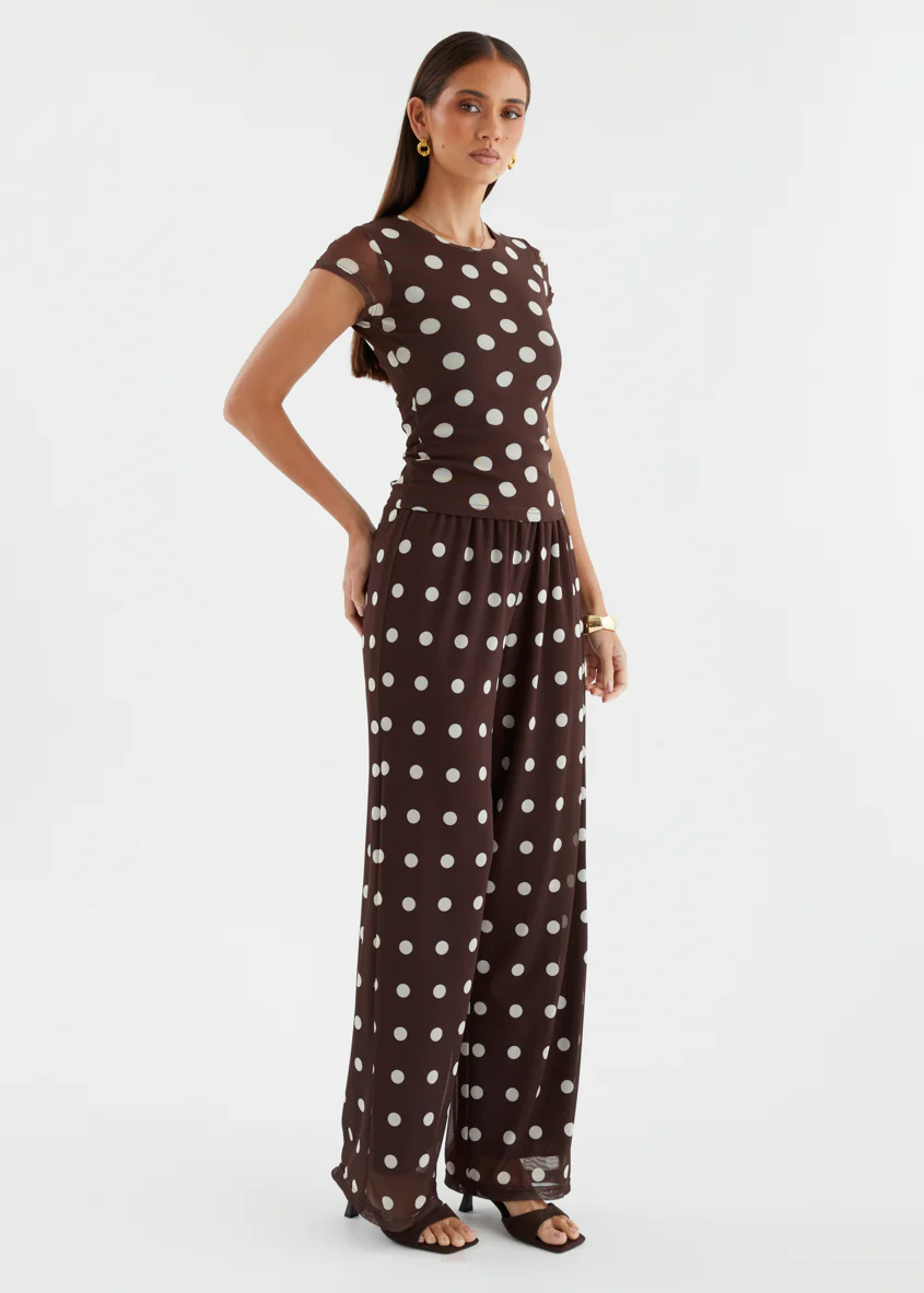 Robyn Mesh Top - Espresso Spot - Image 8