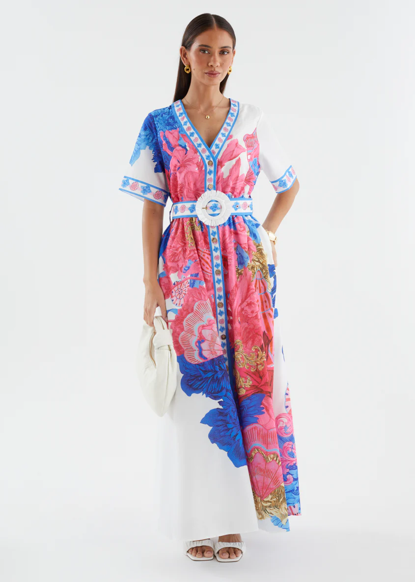 Rochelle Maxi Dress - Ocean Floral - Image 7