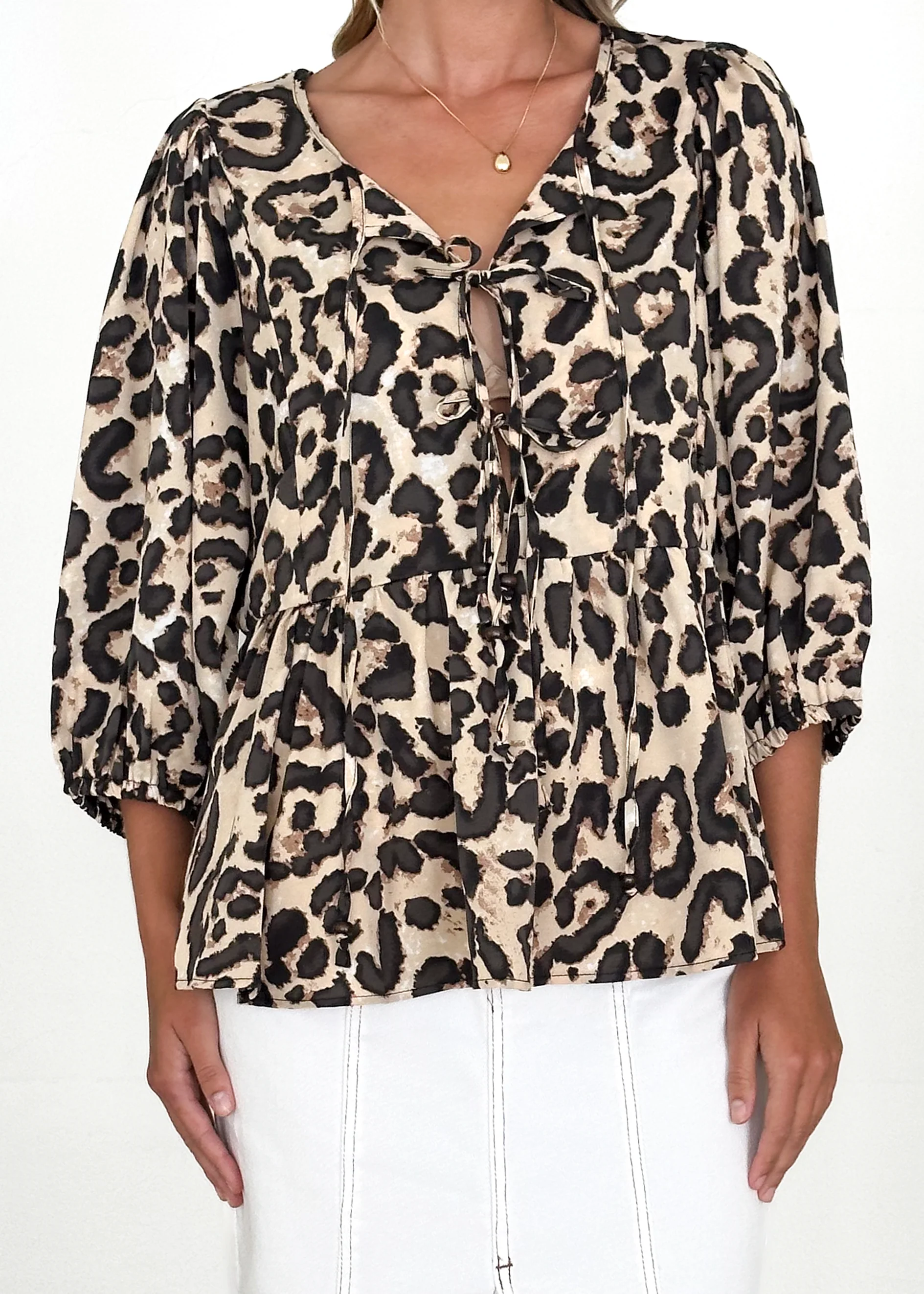 Rodeo Blouse - Leopard - Image 15