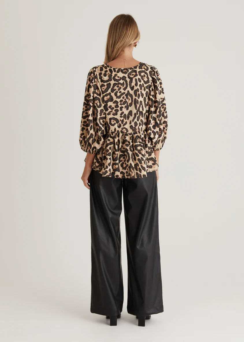 Rodeo Blouse - Leopard - Image 8