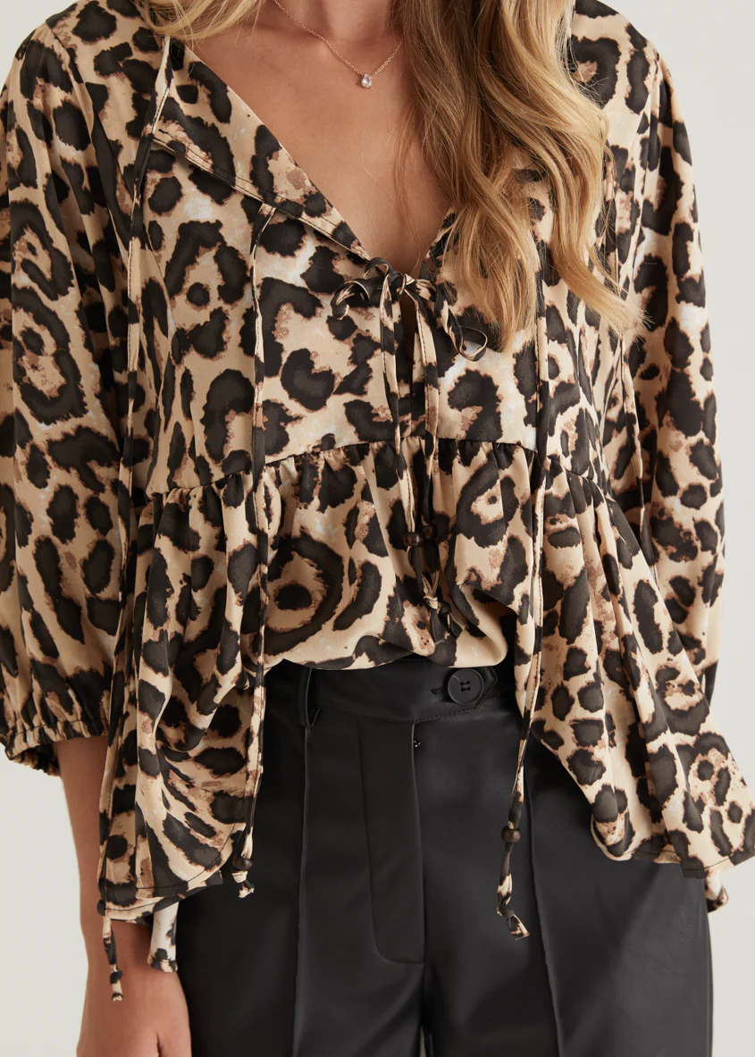 Rodeo Blouse - Leopard - Image 9
