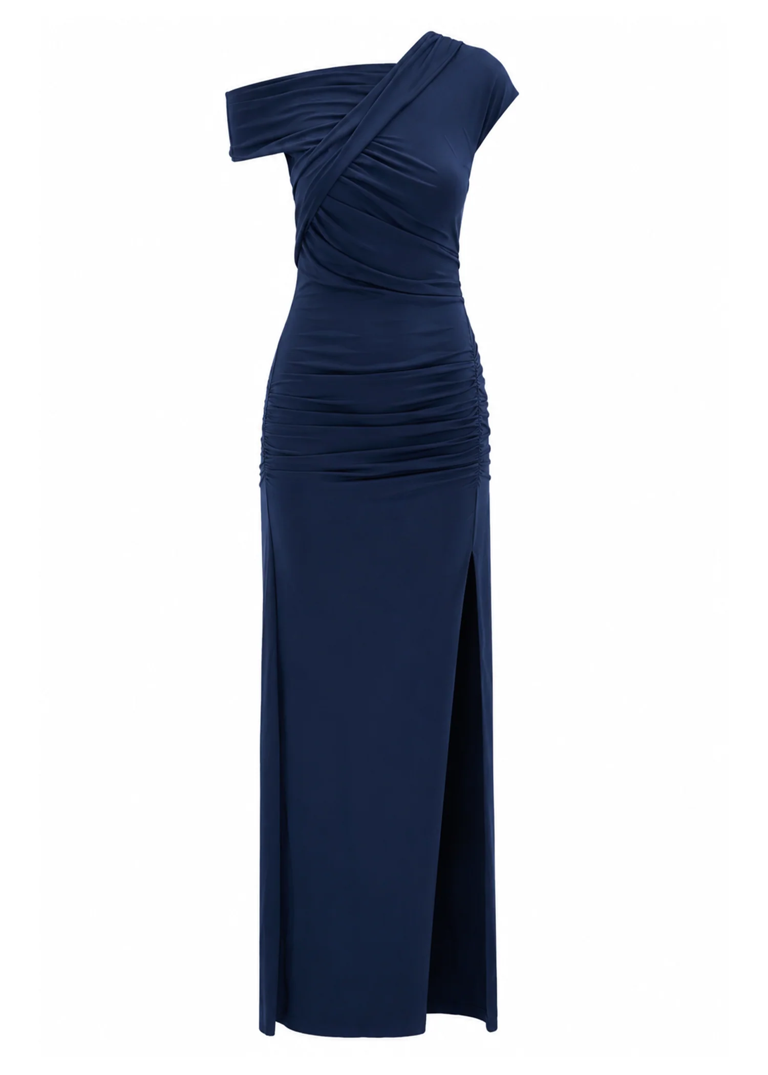 Romano Drop Shoulder Maxi Dress - Navy - Image 2