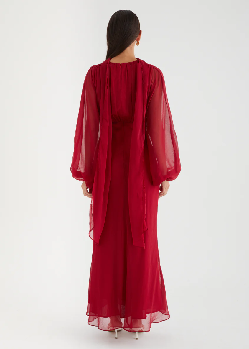 Rosabella Maxi Dress - Ruby - Image 6