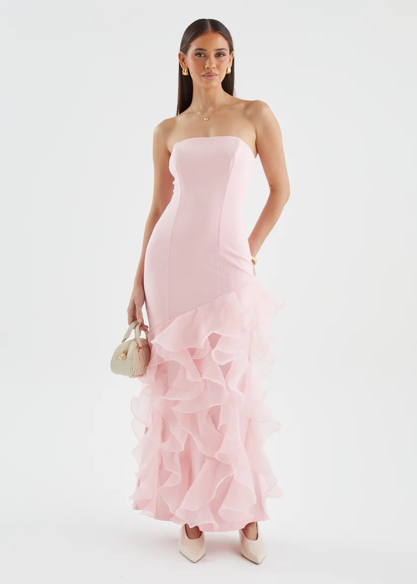 Rosabelle Strapless Maxi Dress - Blush
