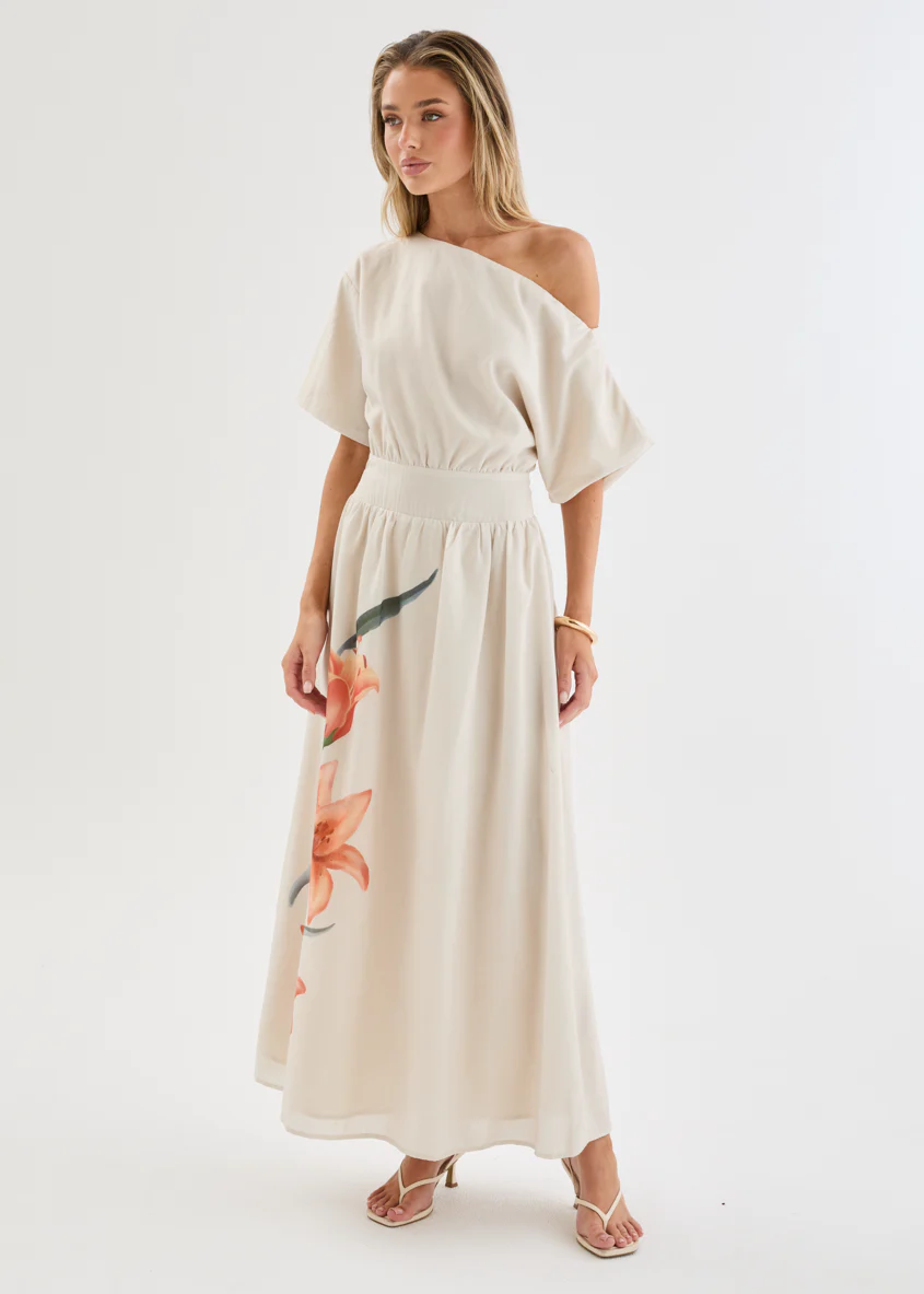 Rue Drop Shoulder Maxi Dress - Orange Lily - Image 5