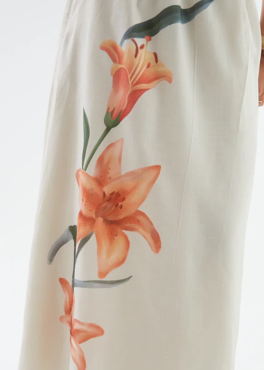 Rue Drop Shoulder Maxi Dress - Orange Lily - Image 8