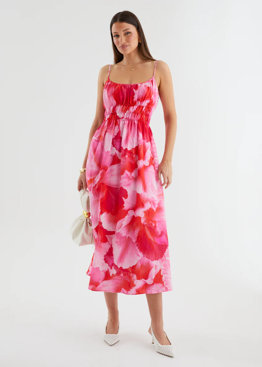 Rylie Maxi Dress - Strawberry Abstract - Image 8