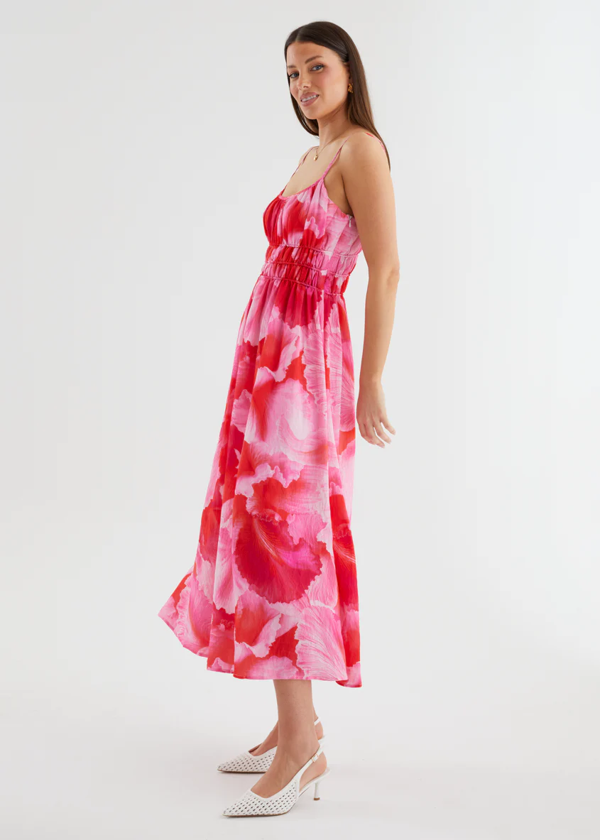Rylie Maxi Dress - Strawberry Abstract - Image 9