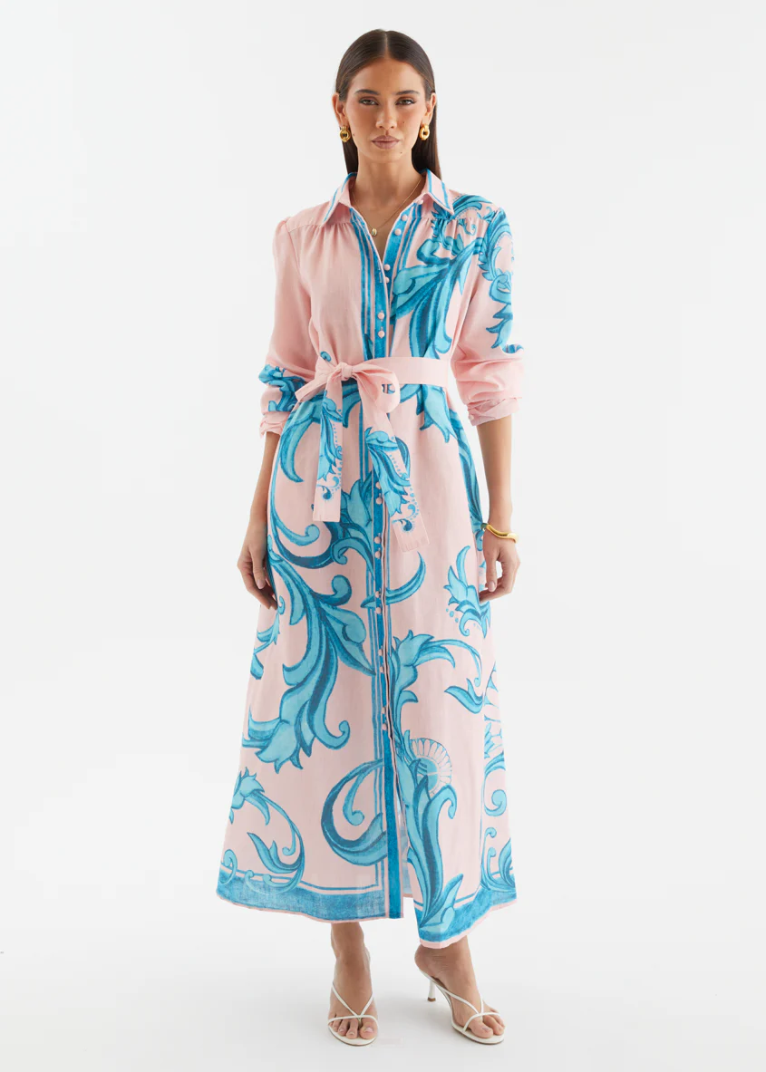 Sage Maxi Dress - Pink Zayna - Image 2