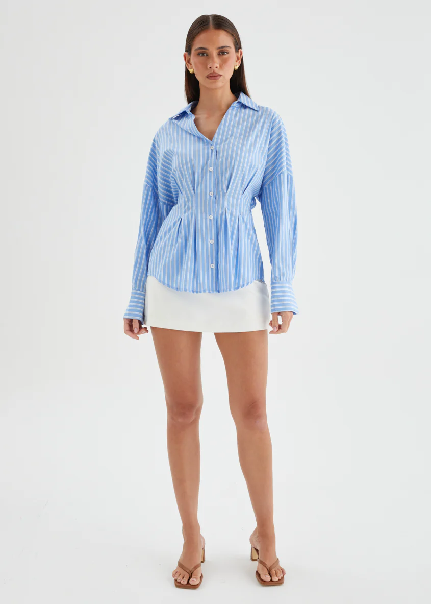 Sampson Shirt - Sky Stripe - Image 4