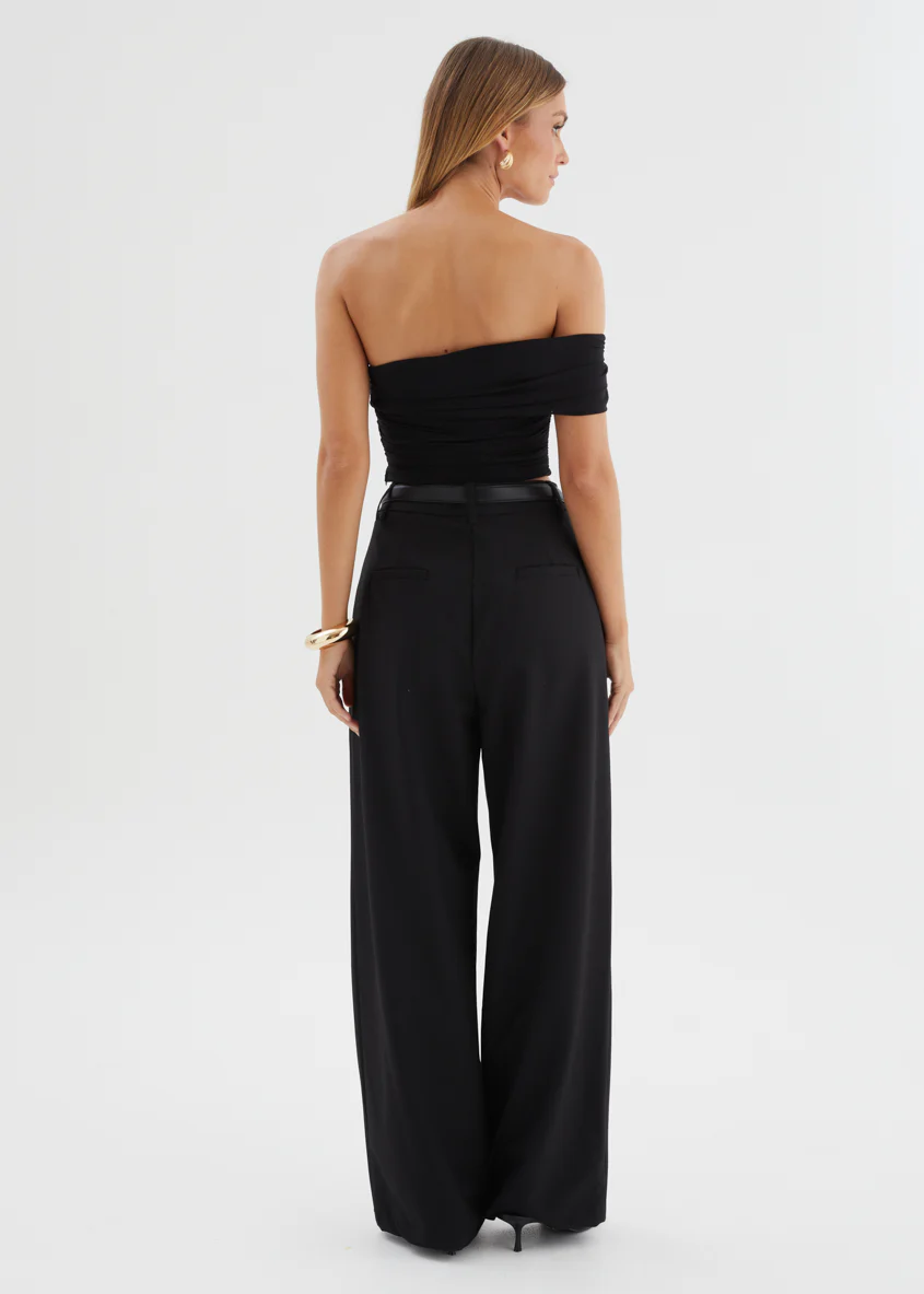 Santanna Mesh Crop - Black - Image 12