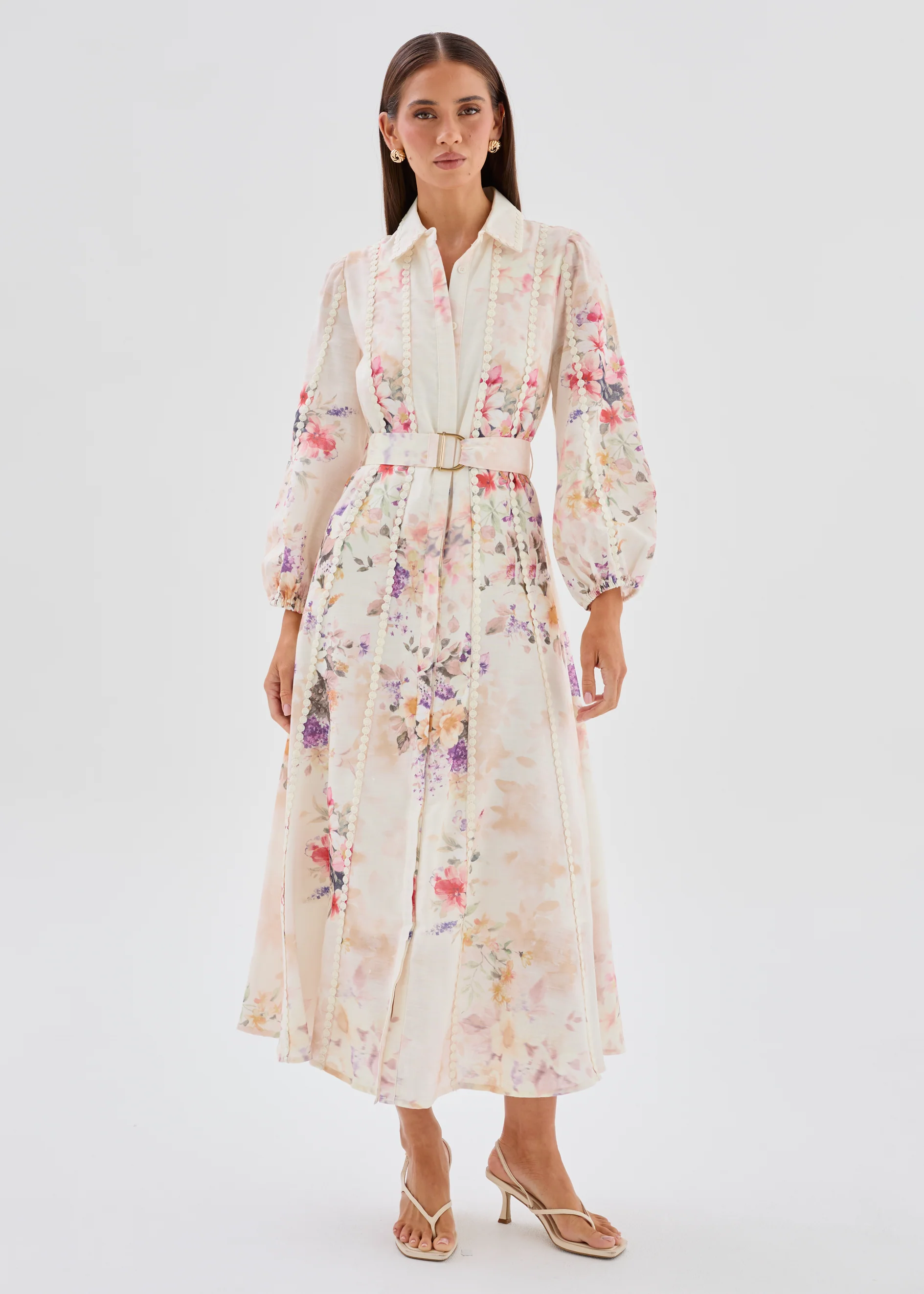 Saoirse Midi Dress - Botanical Floral