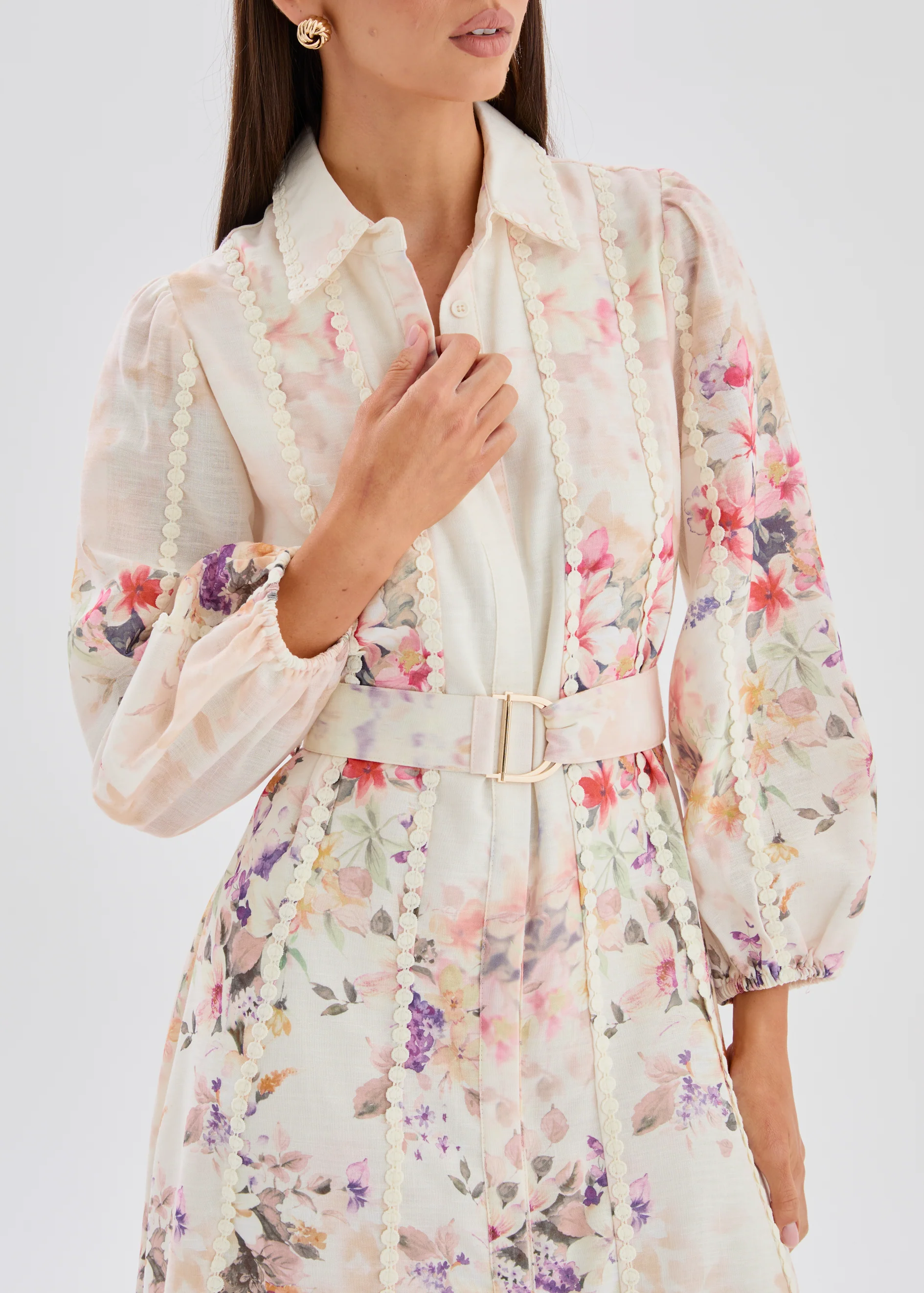 Saoirse Midi Dress - Botanical Floral - Image 8