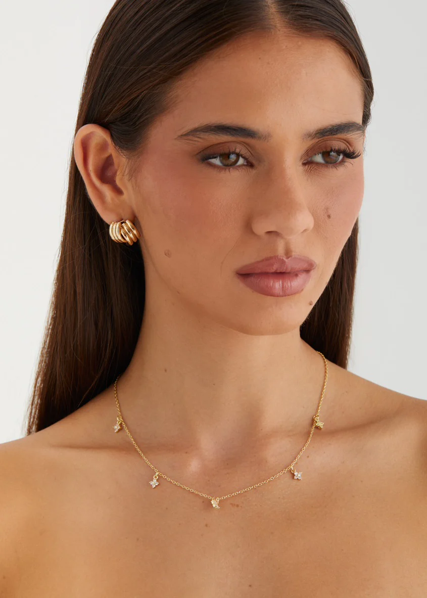 Sapphira Necklace - Gold - Image 4