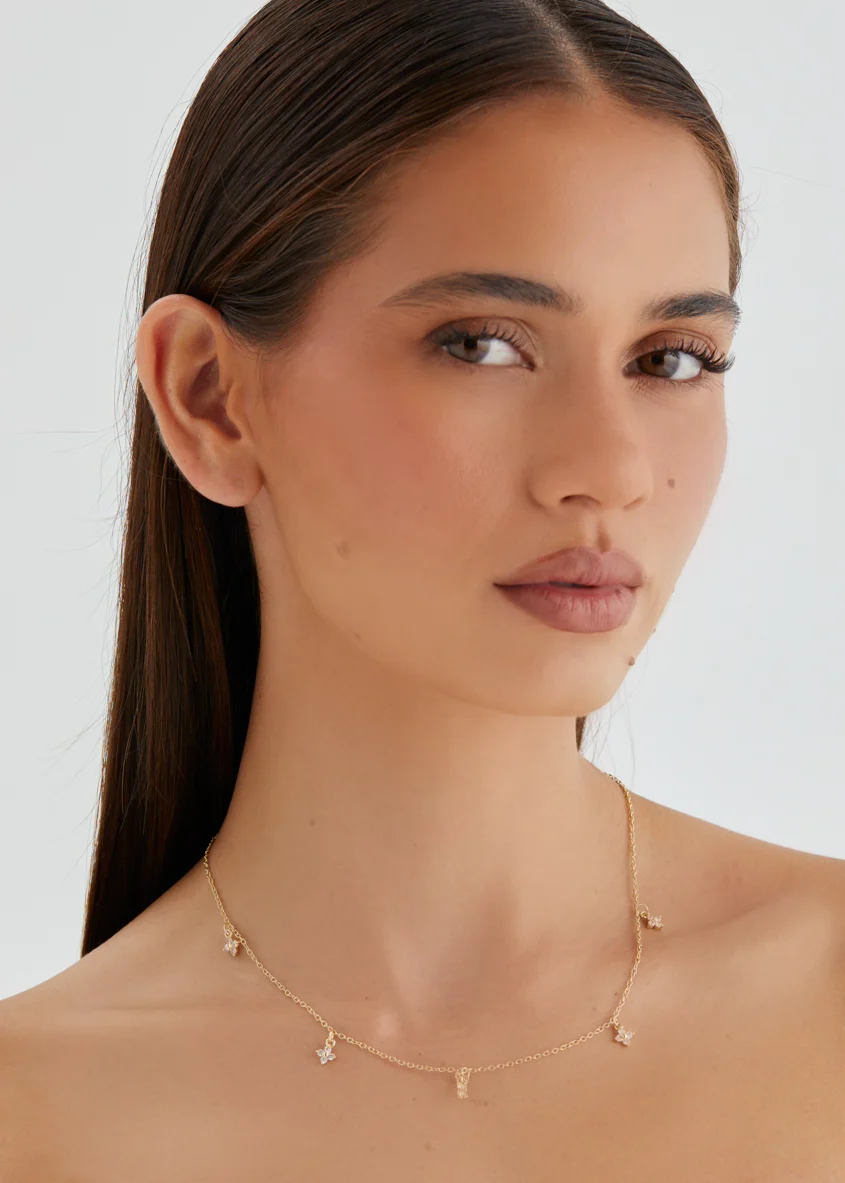Sapphira Necklace - Gold - Image 6