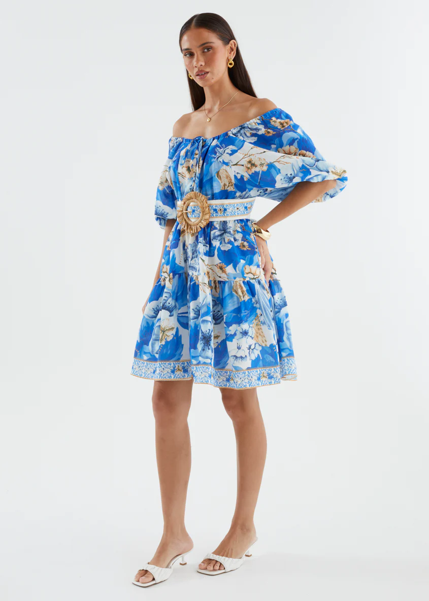 Sarina Dress - Vacanza Sapphire - Image 7