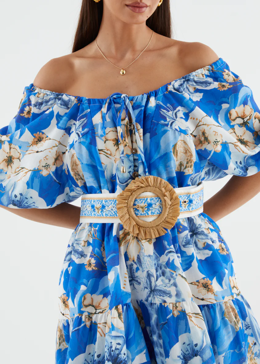 Sarina Dress - Vacanza Sapphire - Image 9