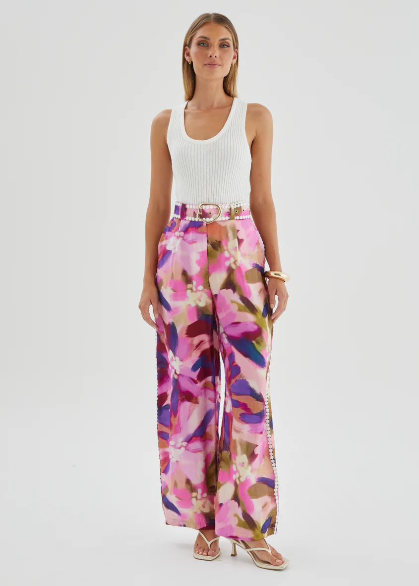 Sariyah Pants - Orchid Floral - Image 4