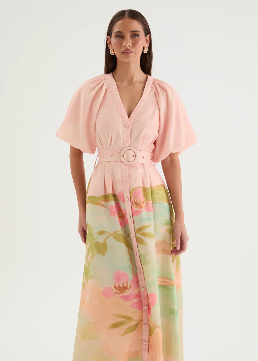 Savannah Maxi Dress - Pink Lagoon - Image 3