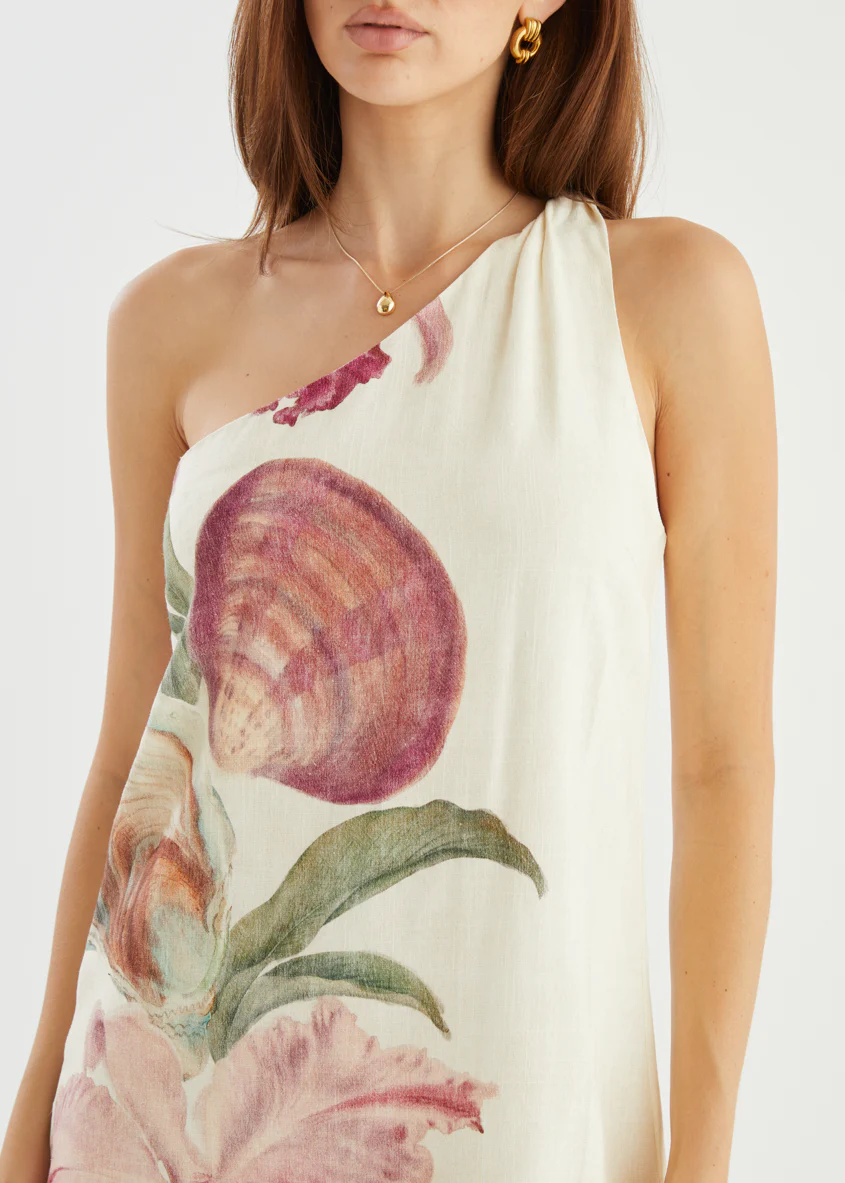 Seika One Shoulder Dress - Sea Siren - Image 16