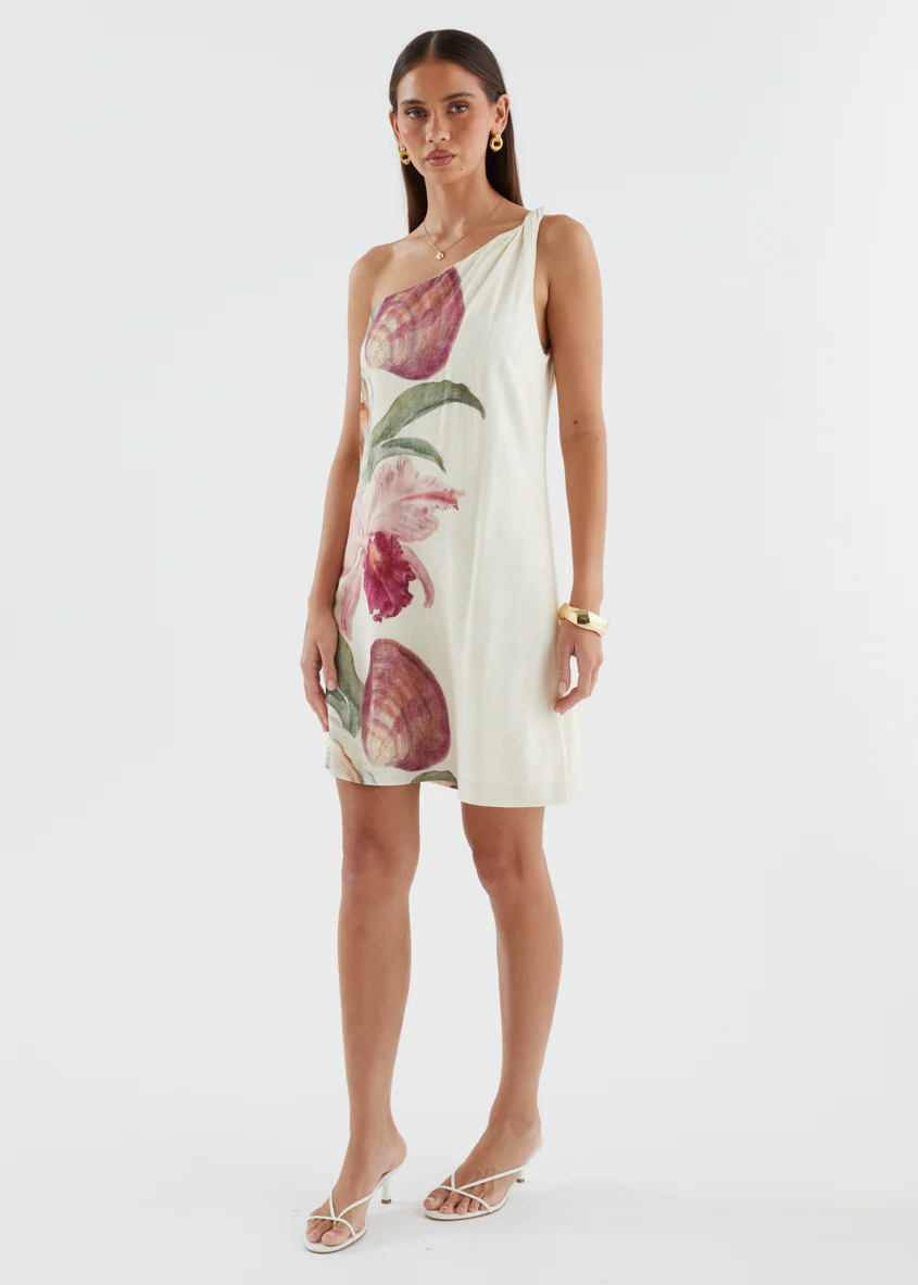Seika One Shoulder Dress - Sea Siren - Image 7