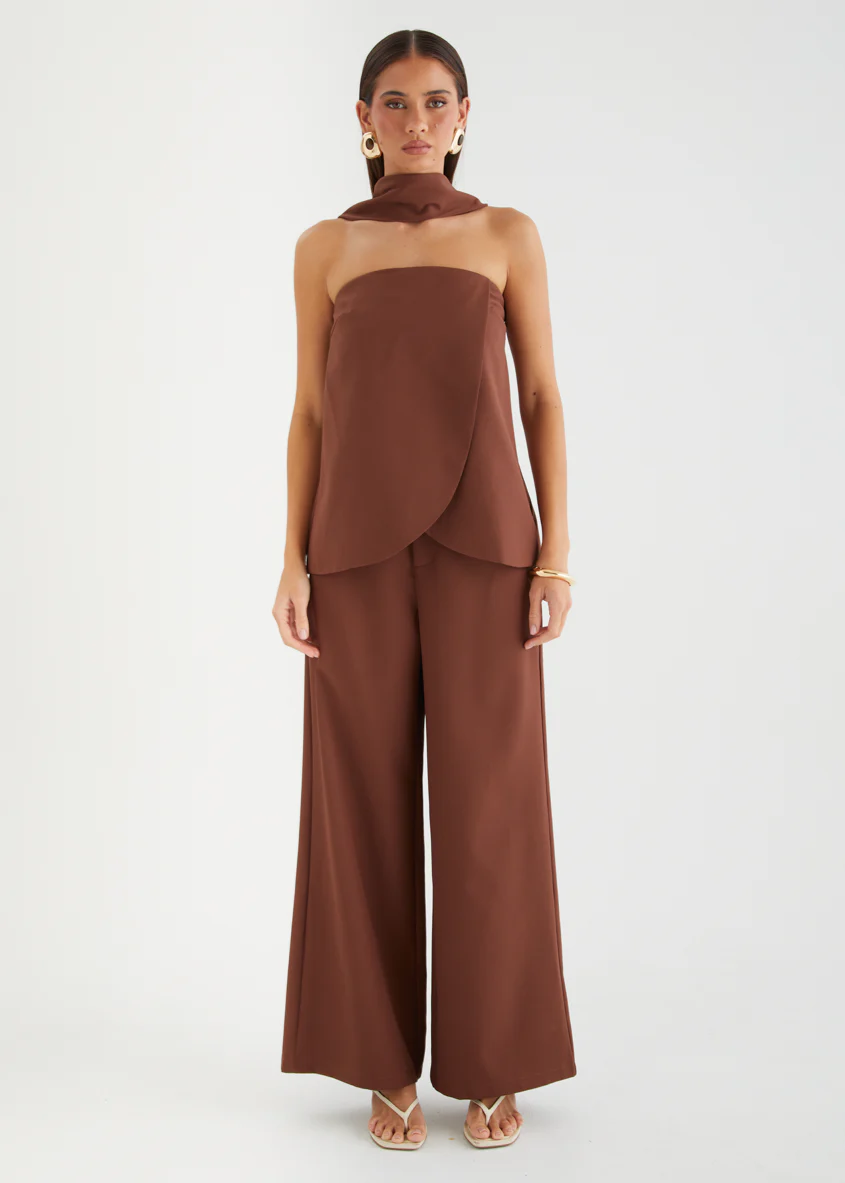 Silvia Pants - Chocolate - Image 2