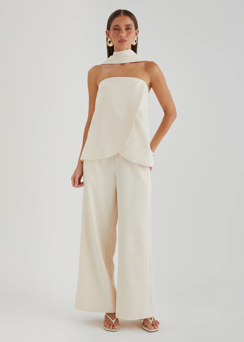 Silvia Pants - Vanilla - Image 4