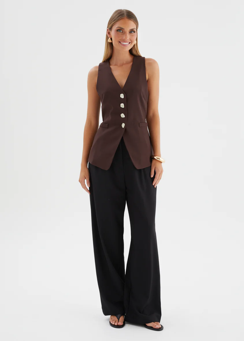 Sloane Vest - Espresso - Image 5