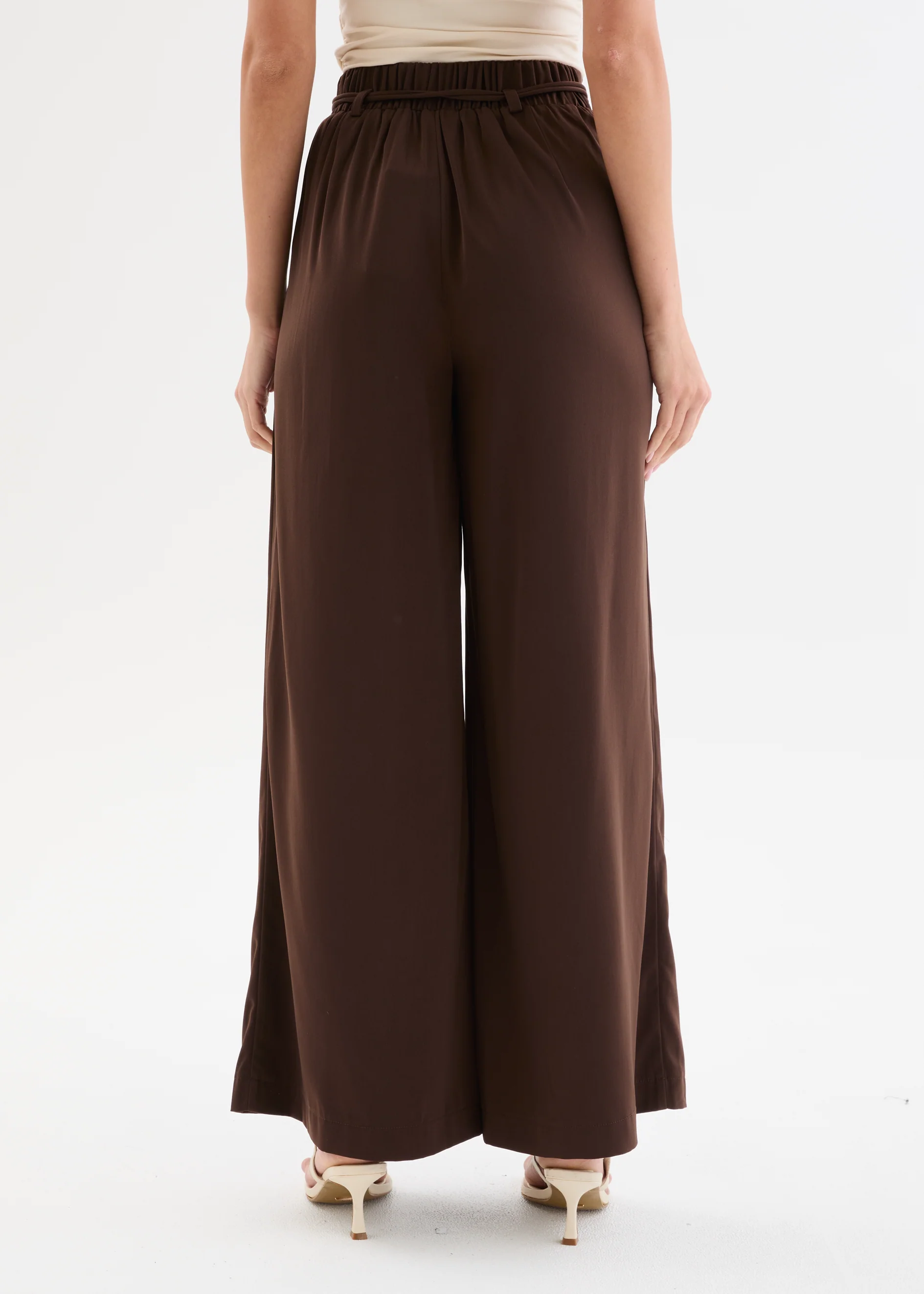 Sofie Culottes with Belt - Espresso - Image 6