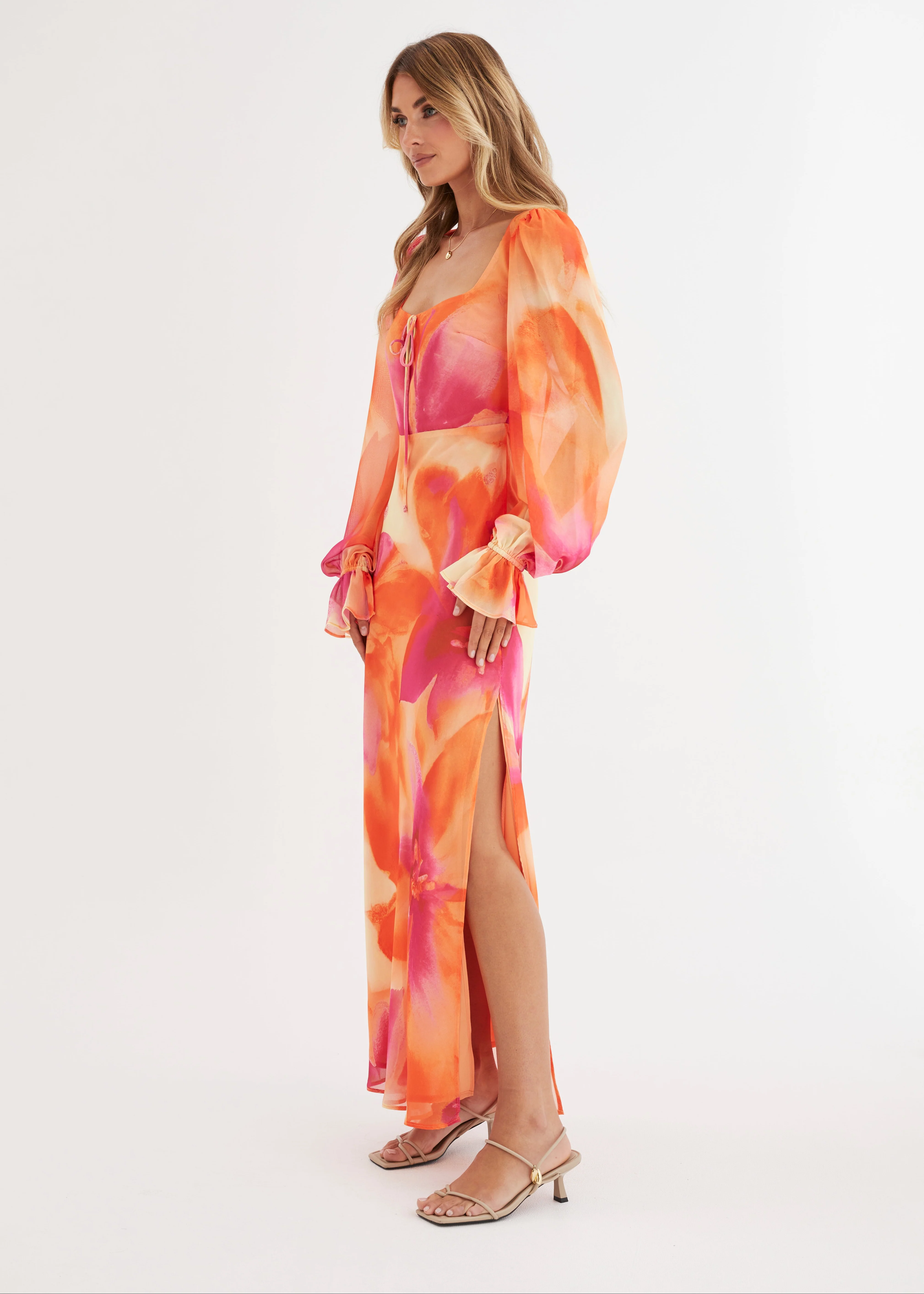 Soiree Maxi Dress - Sunset Floral - Image 4