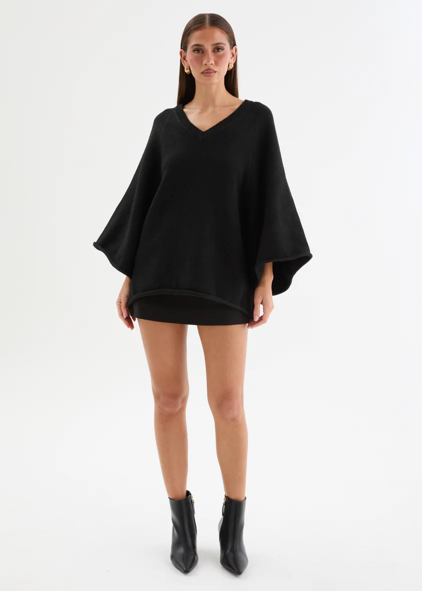 Sophia Sweater - Black - Image 3