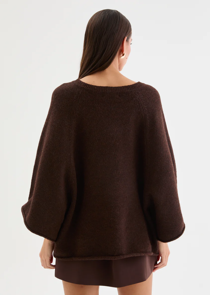 Sophia Sweater - Coffee Bean - Image 5