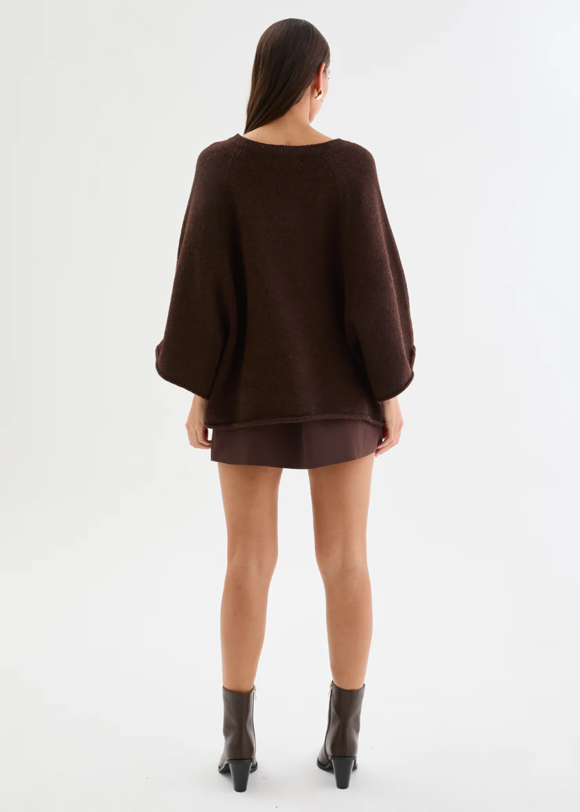 Sophia Sweater - Coffee Bean - Image 8