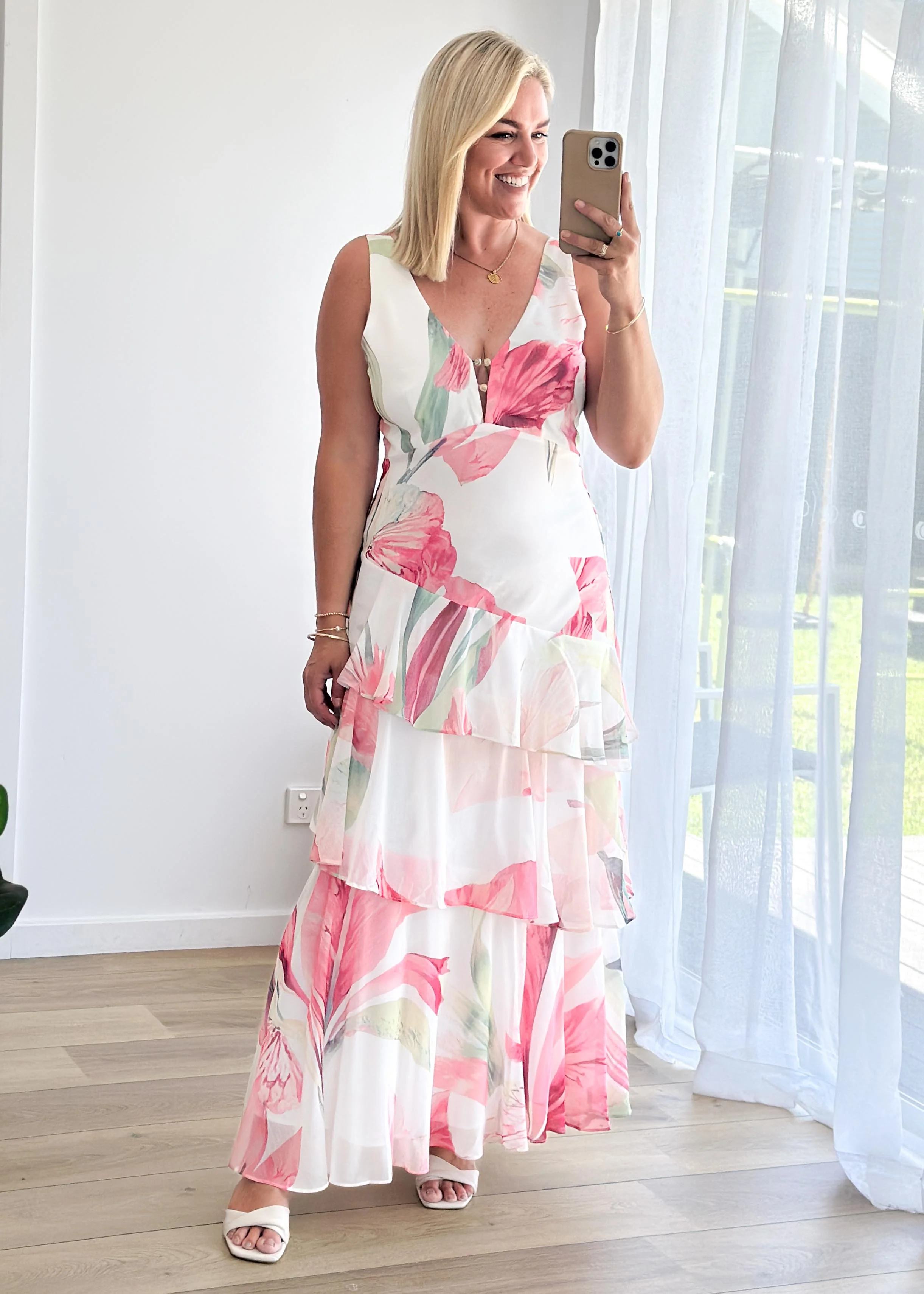 Souline Maxi Dress - Pink Oasis - Image 2