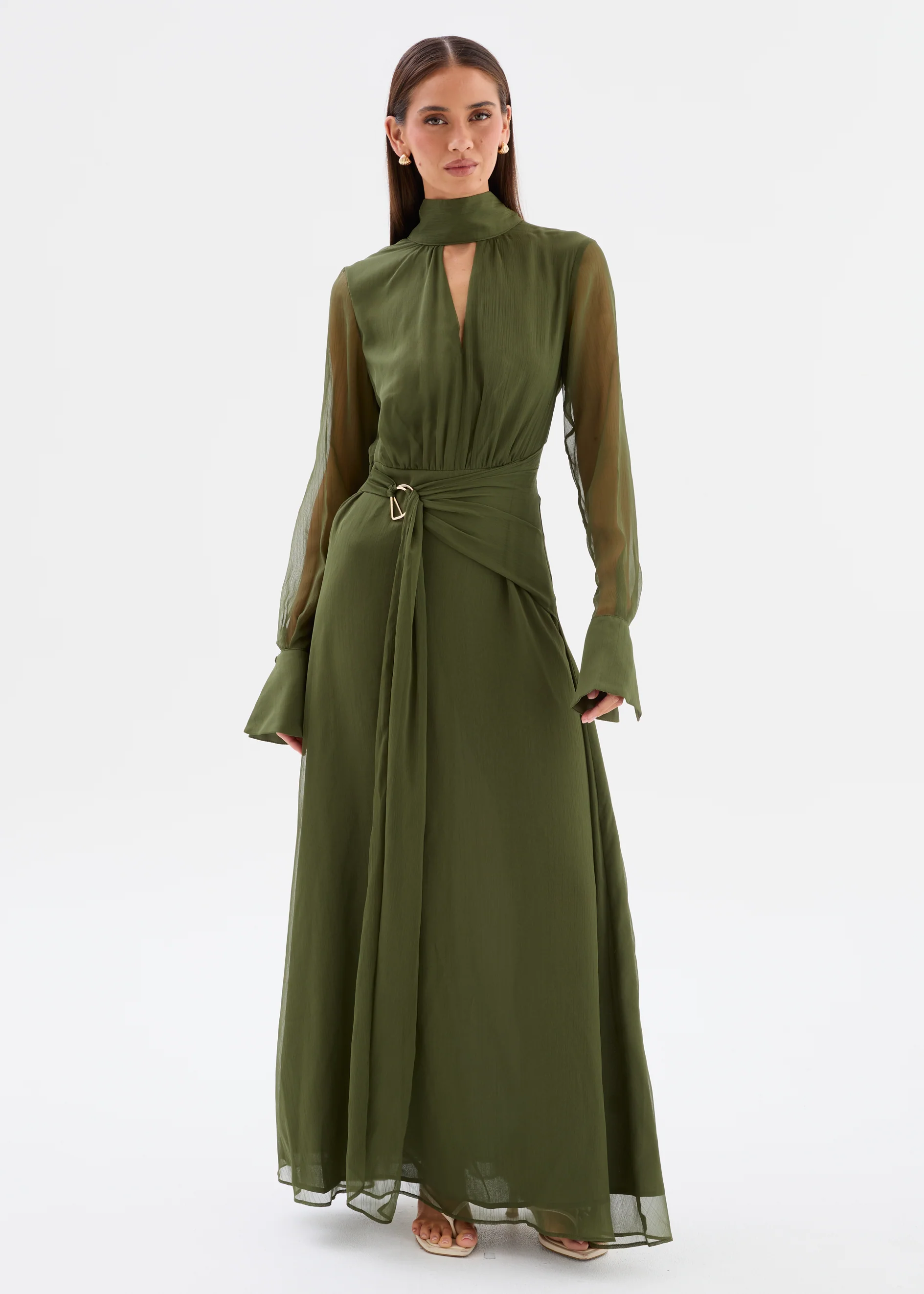 Starlett Maxi Dress - Olive